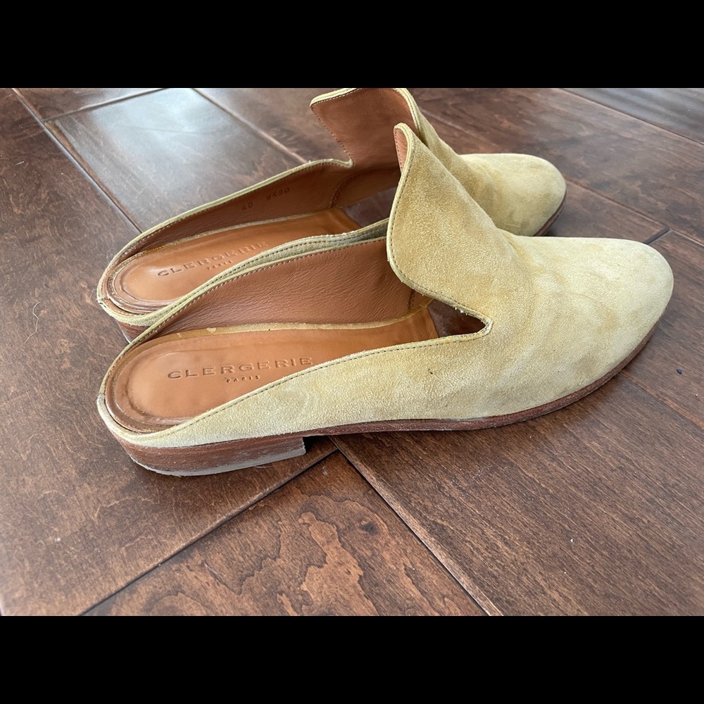 Robert Clergerie Alice Suede Slip-on Mules - Picture 3 of 7